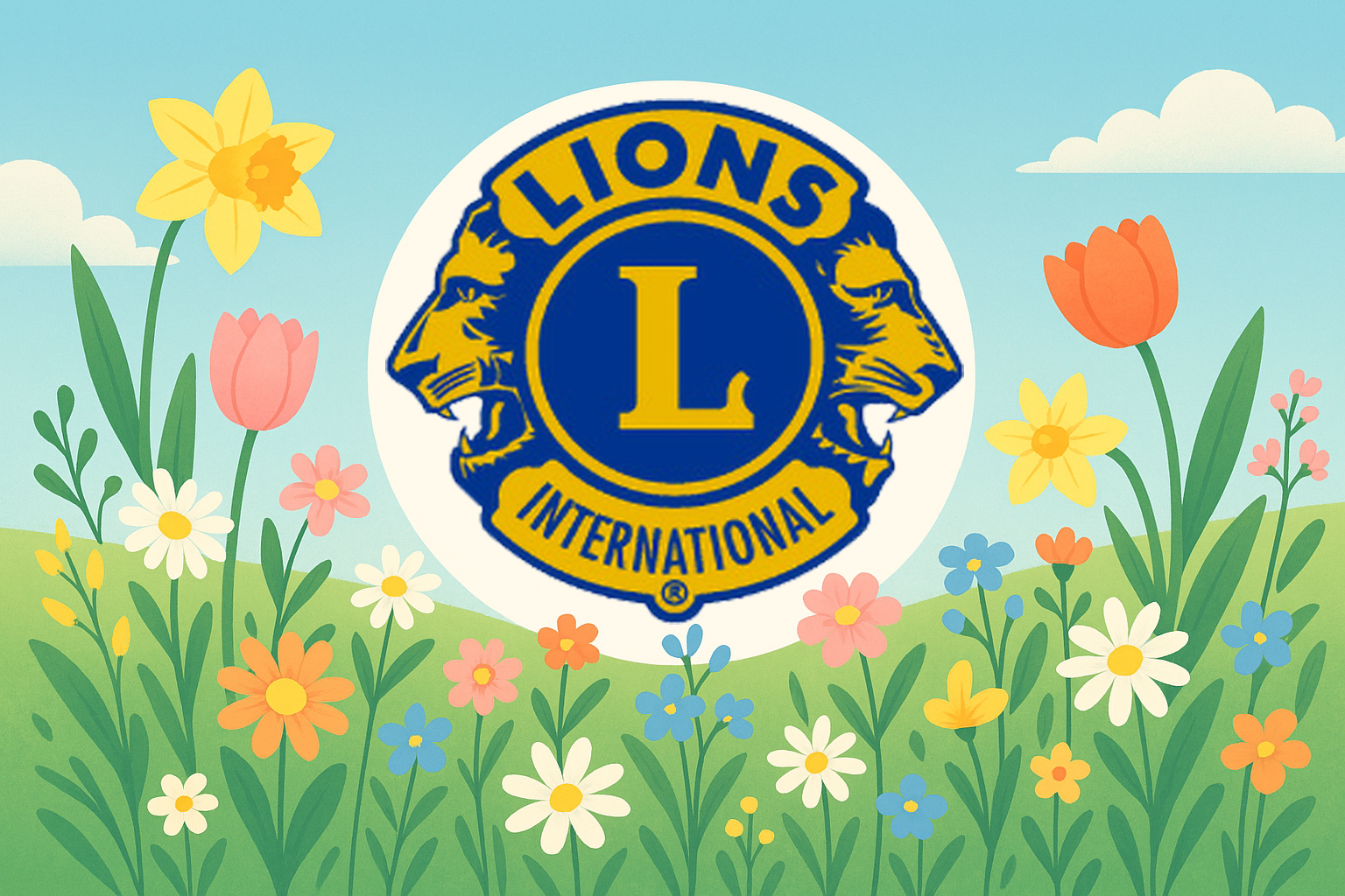 lions logo christmas